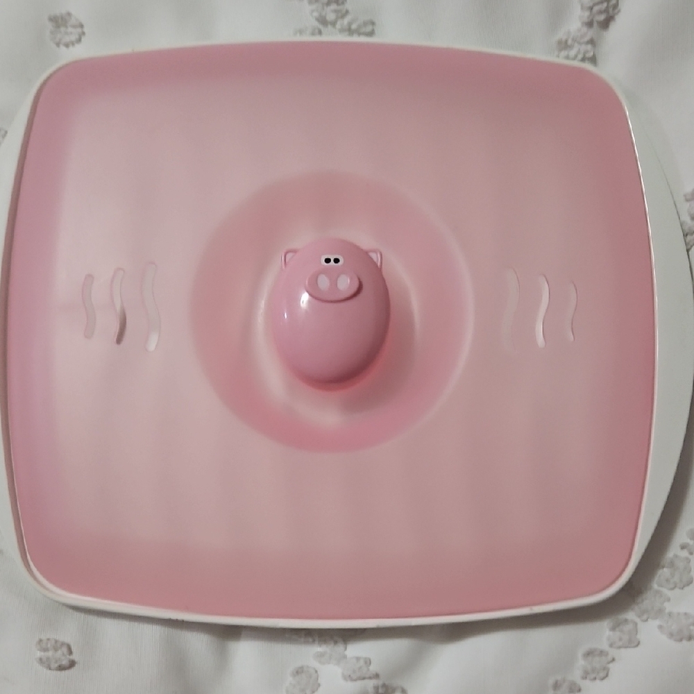 Pink Piggy Microwave Cover